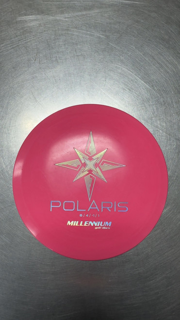 Vist Large View of Product Image Which is Used Millennium POLARIS Disc Golf Driver Pink