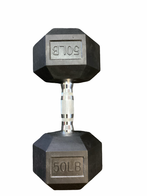 Vist Large View of Product Image Which is Used Hex Dumbbell (Each) 50 lb