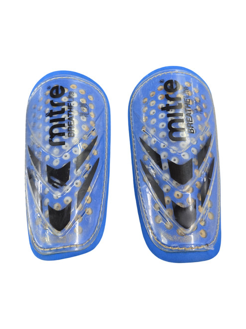 Vist Large View of Product Image Which is Used Mitre BREATHELITE SHIN GUARDS Soccer Shin Guards Adult None MD