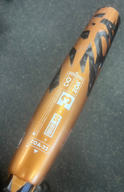 Vist Large View of Product Image Which is Used Demarini ZOA-22 BB/SB High School -3 Bat 32"