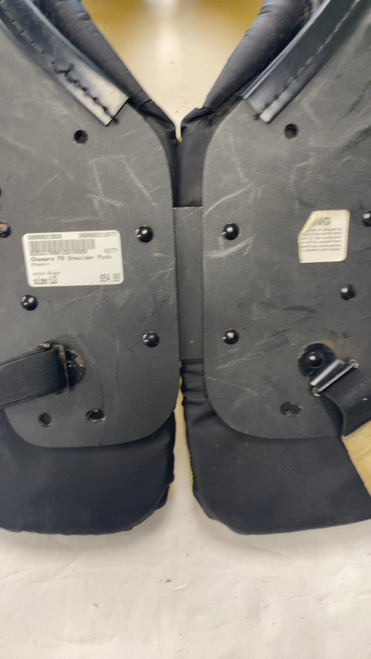 Vist Large View of Product Image Which is Used Champro FB Shoulder Pads Black LG