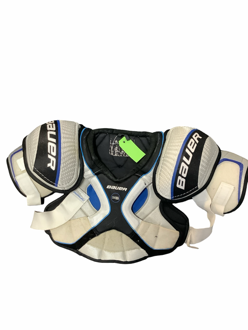 Vist Large View of Product Image Which is Used Bauer ONE55 Senior Shoulder Pads SM