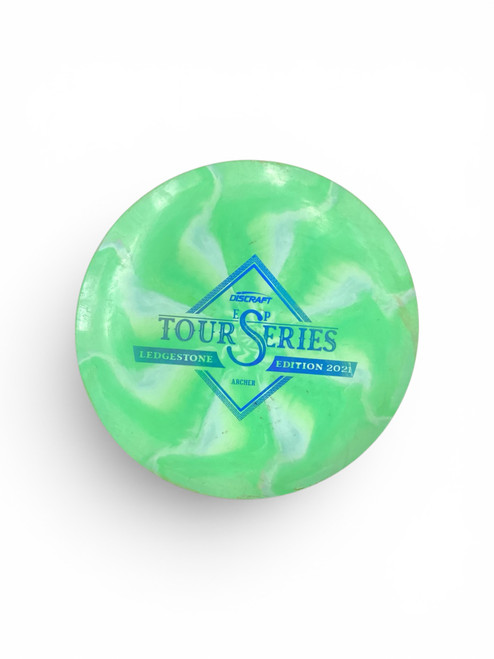 Vist Large View of Product Image Which is Used Discraft ARCHER Disc Golf Driver Green
