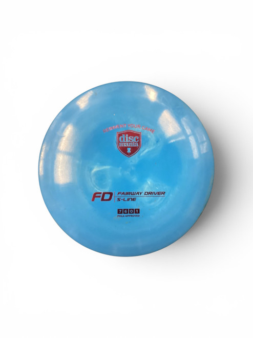 Vist Large View of Product Image Which is Used Discmania FD Disc Golf Driver Royal Blue
