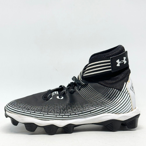 Vist Large View of Product Image Which is Used Under Armour HIGHLIGHT FRANCHISE Adult FB Cleats Black And White Senior 6