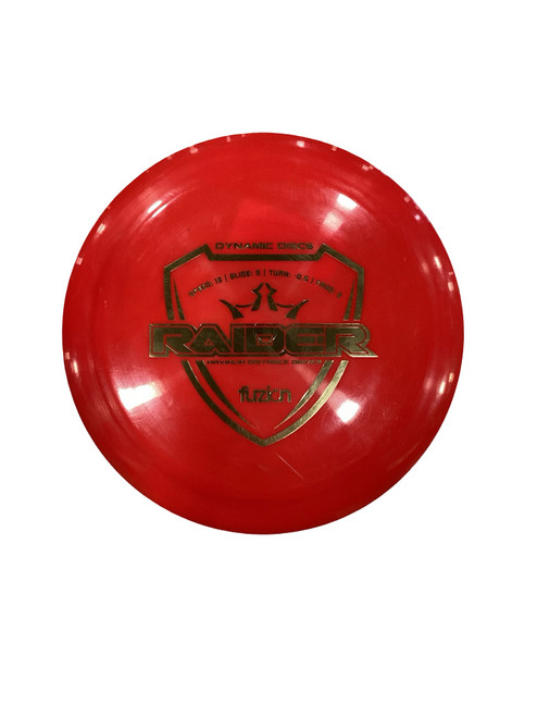Vist Large View of Product Image Which is Used Dynamic Discs FUZION RAIDER Disc Golf Driver Red