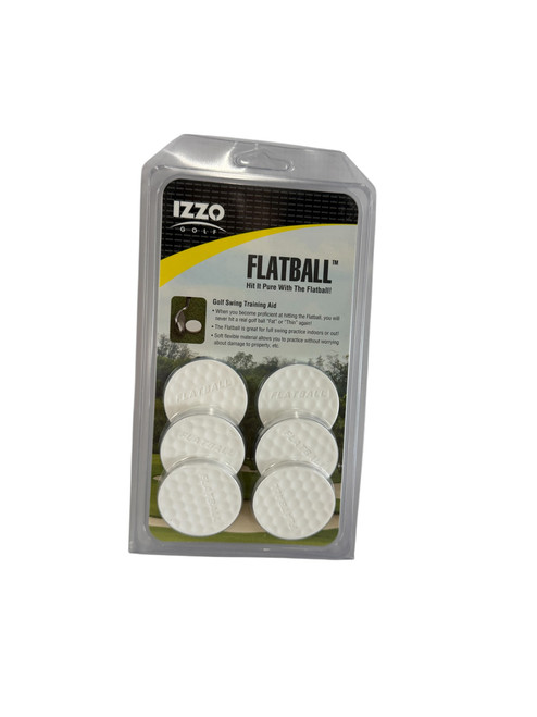 Vist Large View of Product Image Which is Used Izzo FLATBALL Swing Aid White