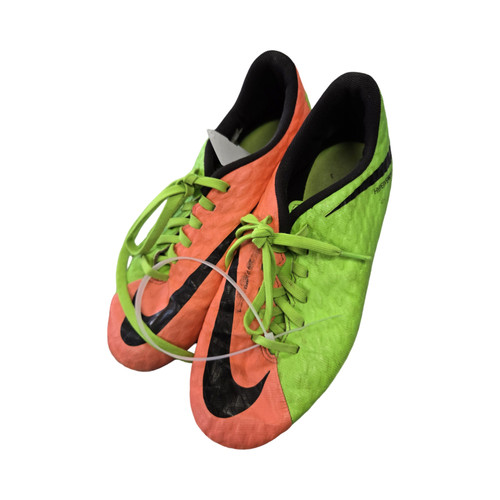 Vist Large View of Product Image Which is Used Nike HYPER VENOM CLEATS SZ 5 Soccer Cleats Neon Green Junior 05