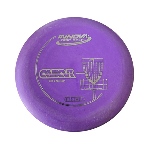 Vist Large View of Product Image Which is Used Innova DX AVIAR Disc Golf Putter Purple