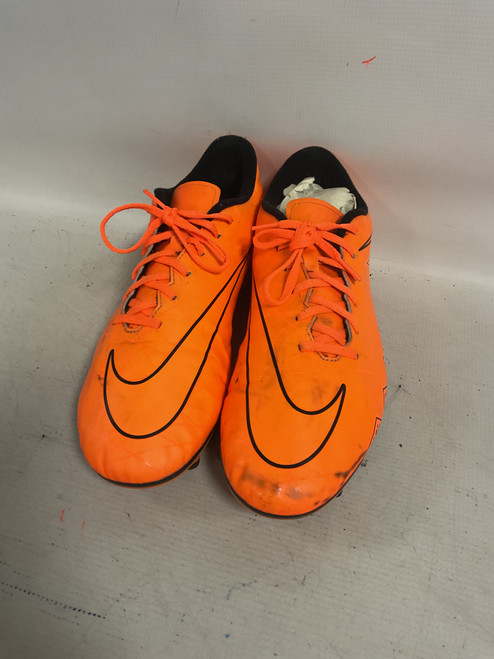 Vist Large View of Product Image Which is Used Nike HYPERVENOM Soccer Cleats Orange Senior 13