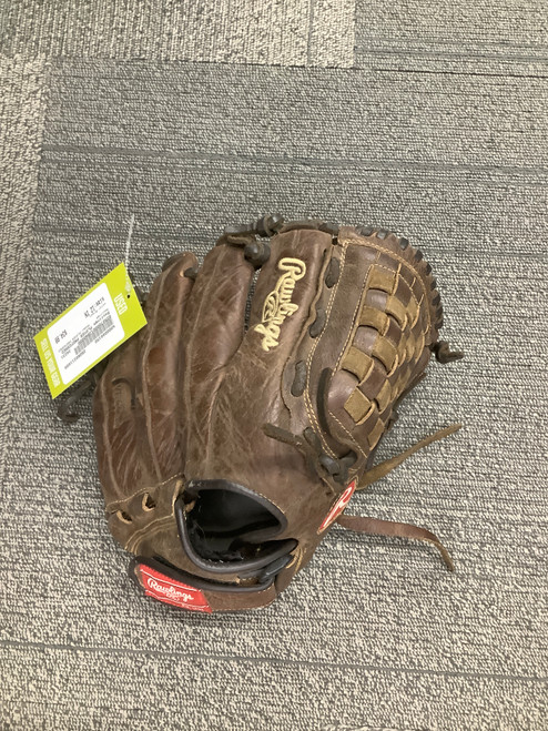 Vist Large View of Product Image Which is Used Rawlings PLAYER PREFERRED BB/SB Glove RH Throw Brown 12"