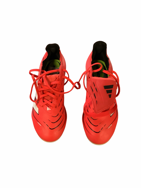 Vist Large View of Product Image Which is Used Adidas Soccer Cleats Pink Senior 6.5