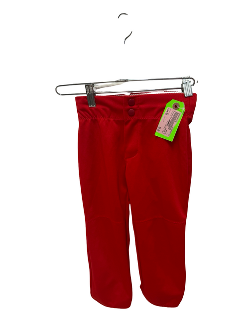 Vist Large View of Product Image Which is Used Intensity Softball Pant Girls Red SM N5300Y