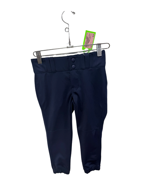 Vist Large View of Product Image Which is Used Champro Low Rise Softball Pant Girls Navy Blue SM