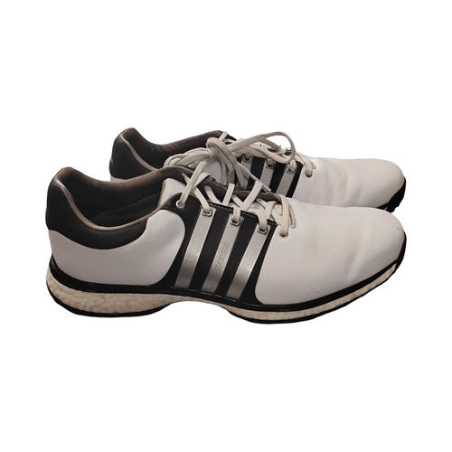 Vist Large View of Product Image Which is Used Adidas BOOST Mens Golf Shoes White Senior 11