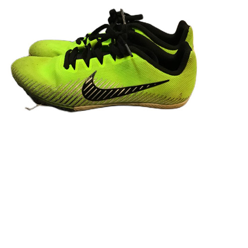 Vist Large View of Product Image Which is Used Nike AH1020-302 Track & Field Cleats Jr Neon Green Junior 03.5