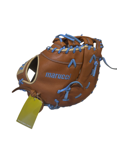 Vist Large View of Product Image Which is Used Marucci FOXBOW SERIES BB/SB First Base LH Throw Brown 11 3/4"