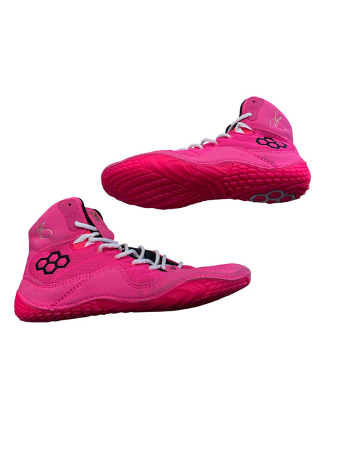 Vist Large View of Product Image Which is Used Rudis JB1 FLAMINGO PINK Wrestling Shoes Pink Senior 12