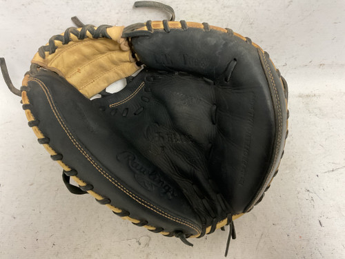 Vist Large View of Product Image Which is Used Rawlings GG Elite GGE325BCCM Baseball Catchers RH Throw Black And Tan 32 1/2"
