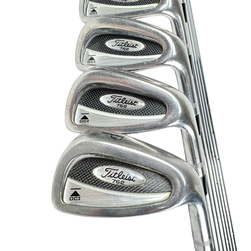 Vist Large View of Product Image Which is Used Titleist DCI 762 Men's RH Iron Set 3I-PW Stiff Flex Steel Shaft