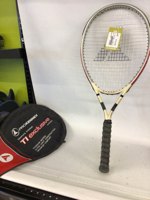 Vist Large View of Product Image Which is Used Pro Kennex ULTRA LIGHT Adult Tennis Racquet Red 4 3/8"