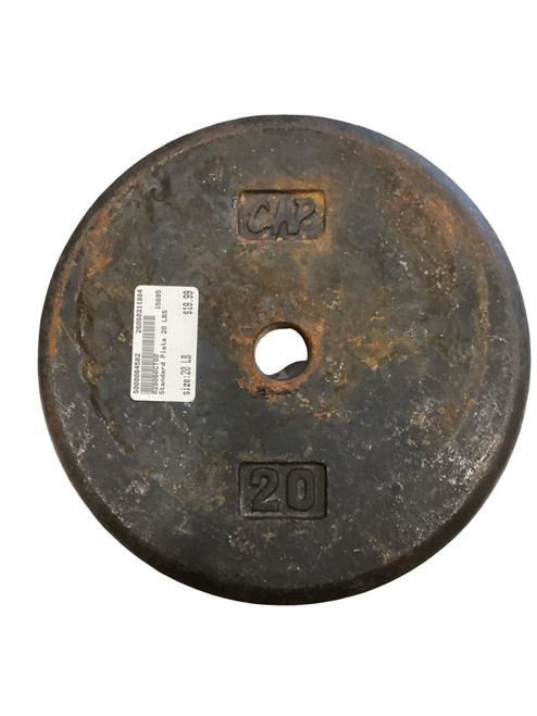 Vist Large View of Product Image Which is Used Standard Plate (Each) 20 lb