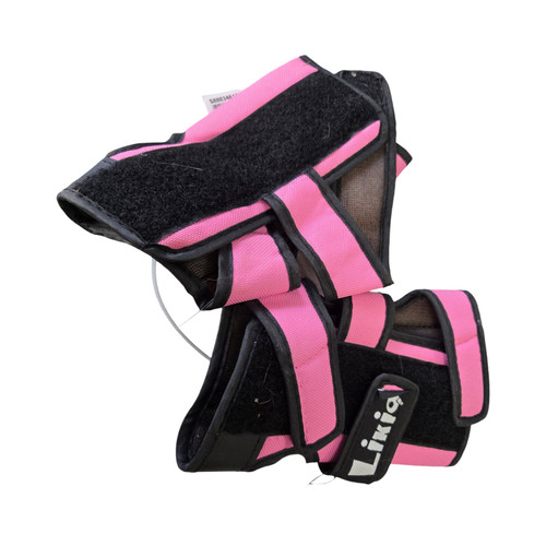 Vist Large View of Product Image Which is Used LIKIO MD WRISTGUARDS Inline Wrist Guards Pink MD