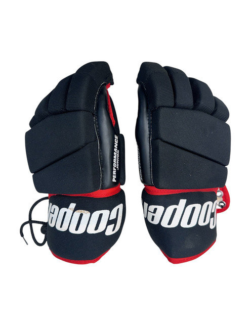 Vist Large View of Product Image Which is Used Cooper COOPER JR HOCKEY GLOVES Junior Gloves Black 12"