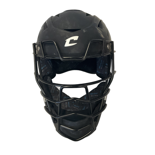Vist Large View of Product Image Which is Used Champro HX BOSS Catchers Helmet w/Mask Black MD