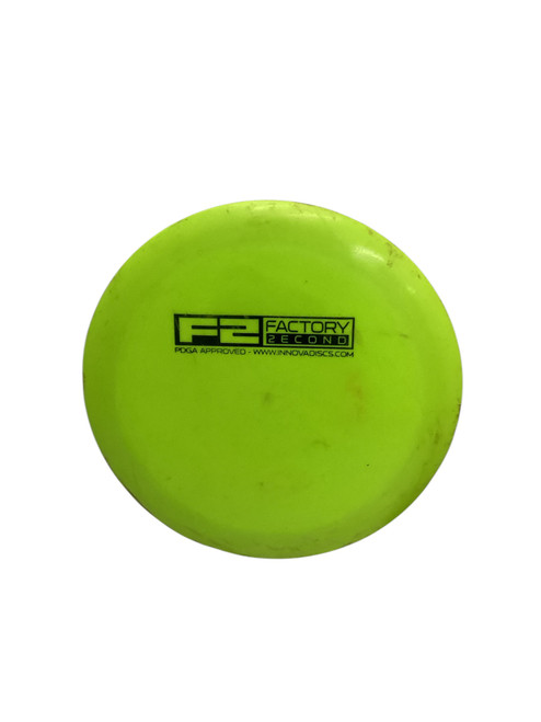 Vist Large View of Product Image Which is Used Innova F2 FACTORY SECOND Disc Golf Driver Kelly green 175g