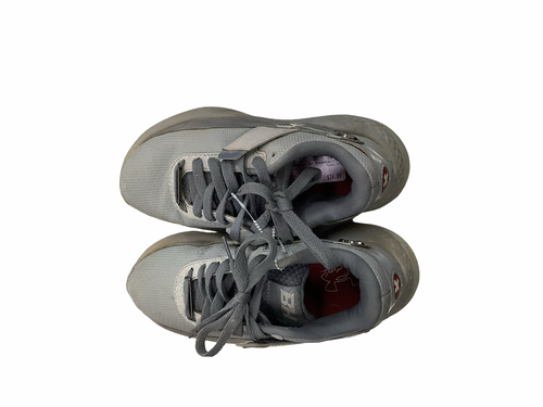 Vist Large View of Product Image Which is Used Under Armour BH BB/SB Cleats Grey Junior 02.5
