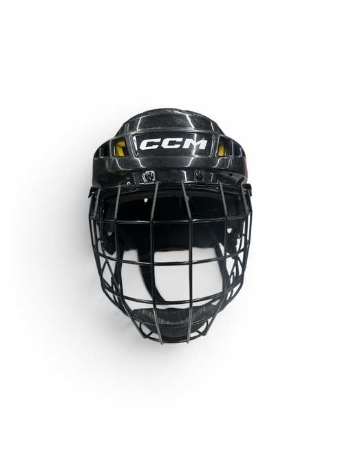 Vist Large View of Product Image Which is Used CCM XT10 Helmet Cage Combo Black LG