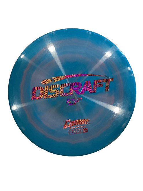 Vist Large View of Product Image Which is Used Discraft COMET Disc Golf Mid Range Royal Blue 180g