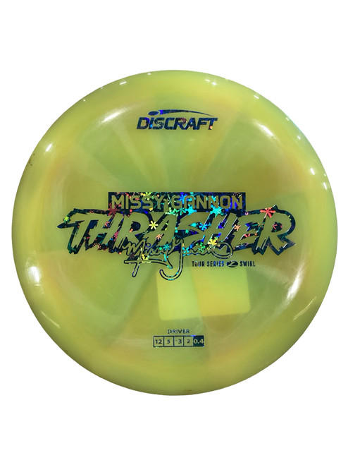 Vist Large View of Product Image Which is Used Discraft THRASHER Disc Golf Driver Yellow 173g