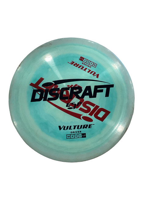Vist Large View of Product Image Which is Used Discraft VULTURE Disc Golf Driver Carolina Blue 174g