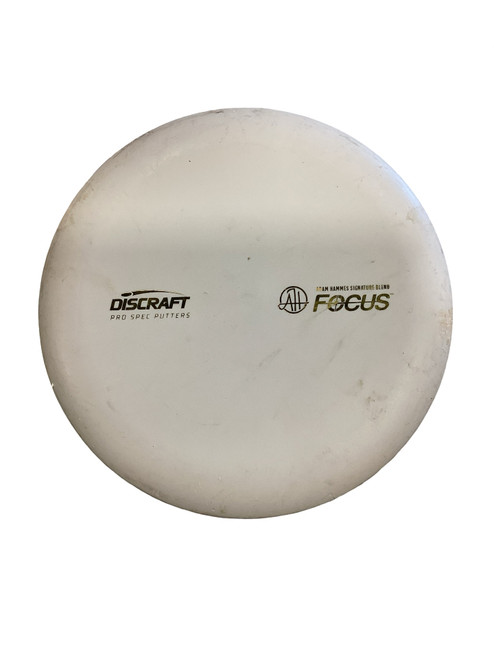 Vist Large View of Product Image Which is Used Discraft FOCUS Disc Golf Putter White 175g