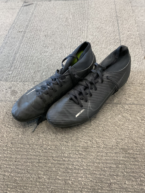 Vist Large View of Product Image Which is Used Nike MERCURIAL Soccer Cleats Black Senior 7.5