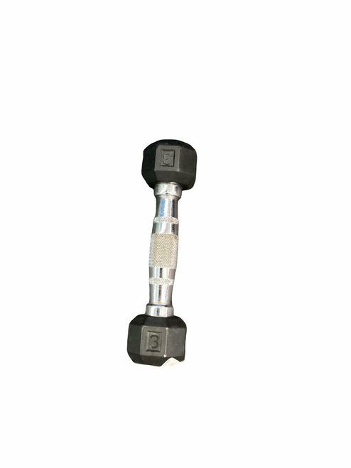 Vist Large View of Product Image Which is Used Hex Dumbbell (Each) 3 lb