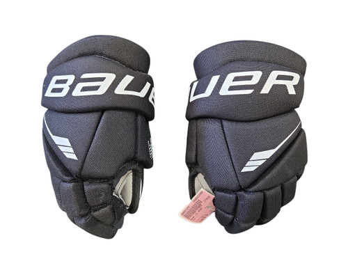 Vist Large View of Product Image Which is Used Bauer LIL SPORT Junior Gloves Black 10"