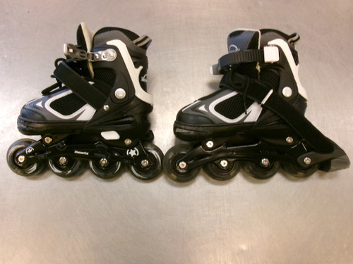 Vist Large View of Product Image Which is Used MAMMYGOL Racing Inline Skates Black Youth 11.0
