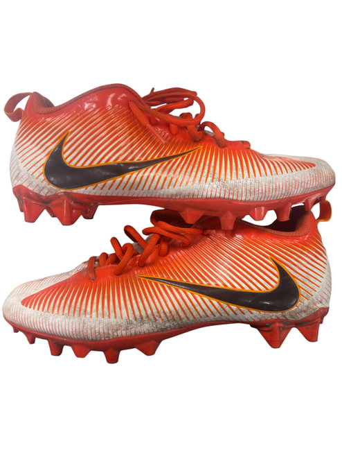 Vist Large View of Product Image Which is Used Nike Adult FB Cleats Orange Senior 10