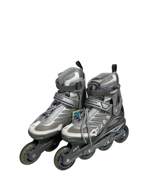 Vist Large View of Product Image Which is Used Rollerblade SPIRIT BLADE W Senior Rec Fitness Skates Grey Senior 8.5