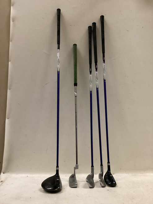 Vist Large View of Product Image Which is Used Maxfli REV3 Jr Package Set RH Black 5 Piece