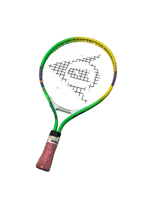 Vist Large View of Product Image Which is Used Dunlop ACTION 19 Junior Tennis Racquet Yellow 19"