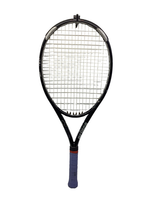 Vist Large View of Product Image Which is Used Prince 03 SILVER Adult Tennis Racquet Black 4 3/8"