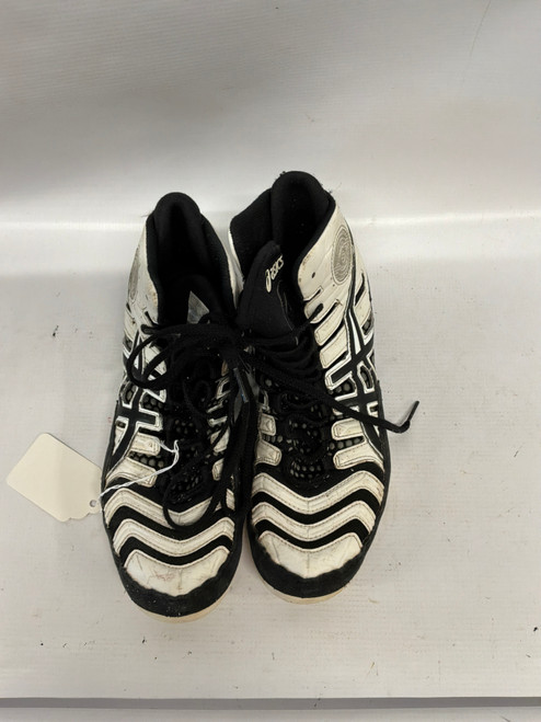 Vist Large View of Product Image Which is Used Asics DAN GABLE ULTIMATE Wrestling Shoes White Senior 7.5