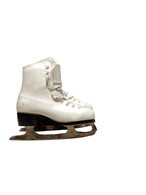 Vist Large View of Product Image Which is Used CCM CHAMPION DELUXE Girls Figure Skate White Junior 01