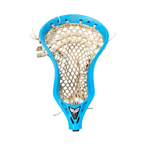 Vist Large View of Product Image Which is Used Warrior EVO 5 STRUNG HEAD Mens Lacrosse Head Royal Blue