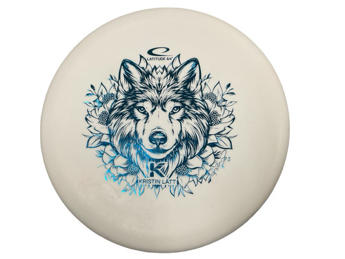 Vist Large View of Product Image Which is USED Latitude 64 ZERO MEDIUM MOONSHINE PURE Disc Golf Putter White 174g
