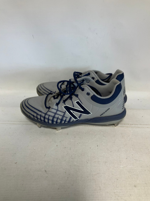 Vist Large View of Product Image Which is Used New Balance 4040 METAL BB/SB Cleats Grey Senior 12